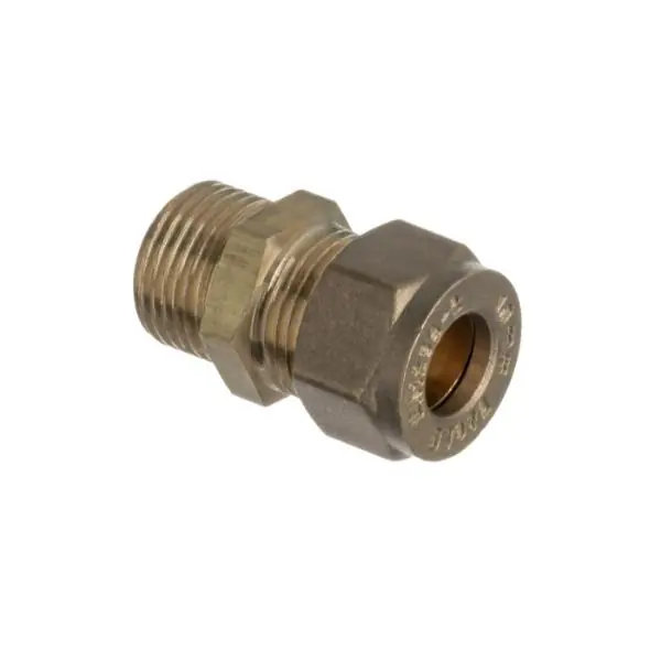 Super Sale Easi Plumb 3/8" Mi. X 10mm Comp. Brass Straight Coupling 61