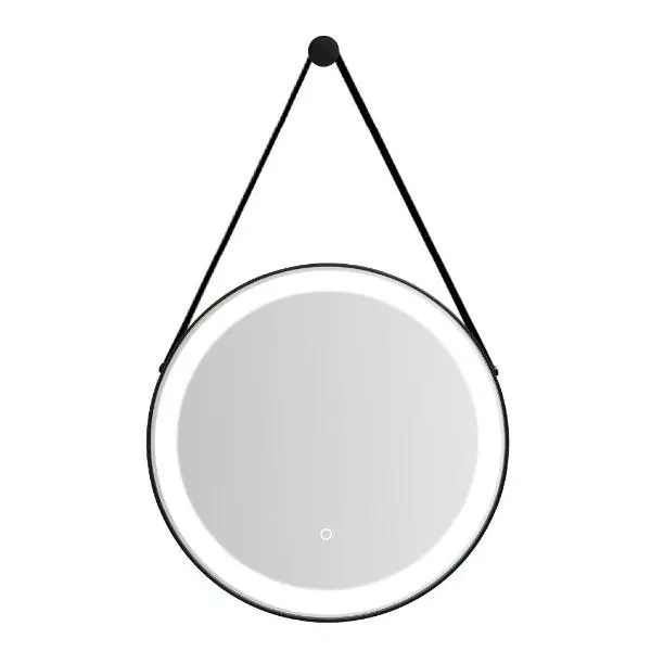 Save Now Tema Florence IP44 Black Hang Round Led Mirr60Cm