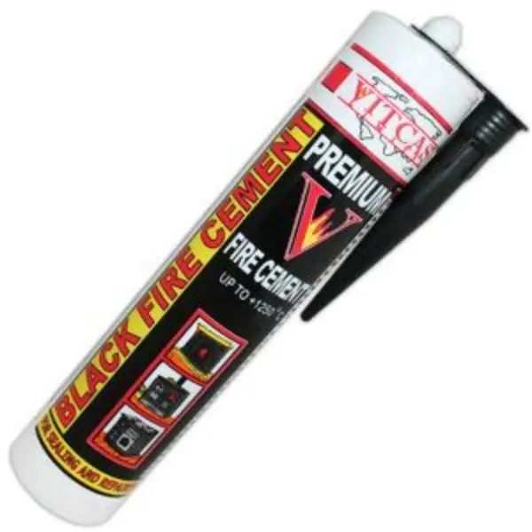 Vitcas Premium Black Fire Cement 300ml Cartridge Save Now