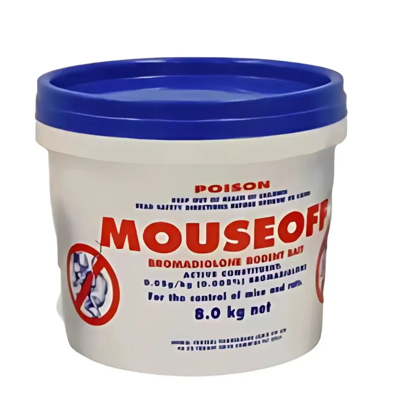 Worldwide Shipping MOUSEOFF Bromadiolone Bait Block 8kg