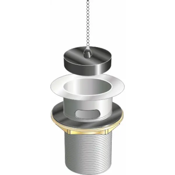 Luxury Easi Plumb 11/2"Slotted Tail Sink Waste