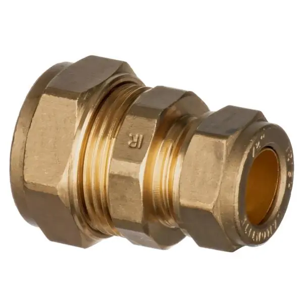 Save Now Easi Plumb 1" X 3/4" CxC Brass Compression Coupling 310