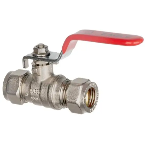 Worldwide Shipping Easi Plumb 1/2" CxC Lever Action Ballvalve
