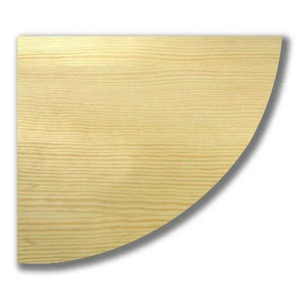 Tema Corner Shelf 400X400X16 Pine Markdown