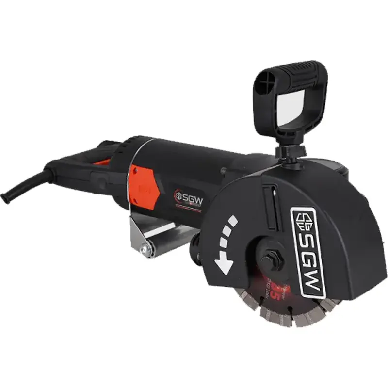 Hot Deal SGW 133mm 2400 Watt Cutting Depth 38mm Powerful Wall Chaser With Blades & Accessories, 6500 RPM (S-2129)