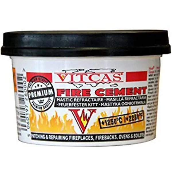 Next Day Delivery Vitcas Premium Black Fire Cement 5kg