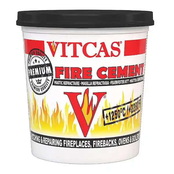 Vitcas Premium Black Fire Cement 2kg Genuine