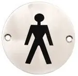 Stainless Steel Male Sign Disc Buy Online