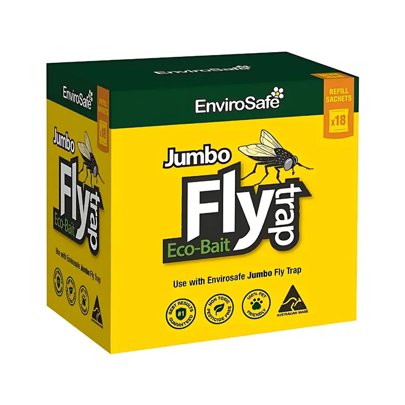 Envirosafe Jumbo Fly Trap Attractant Refill - Value Pack - 18 Pieces Special Offer