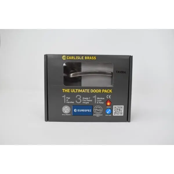 Carlisle Brass Ultimate Door Pack Ta Vra Lever On Rose, Bathroom Lock, Turn With 3 Hinges Sn Time-Limited