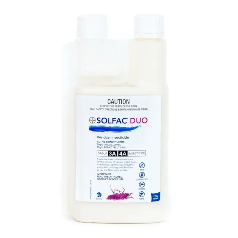 Bayer SOLFAC DUO Residual Insecticide 500ml Hot Deal