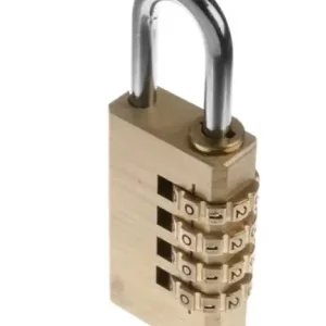 While Supplies Last Tessi Brass Programmable Combination Lock, 40Mm