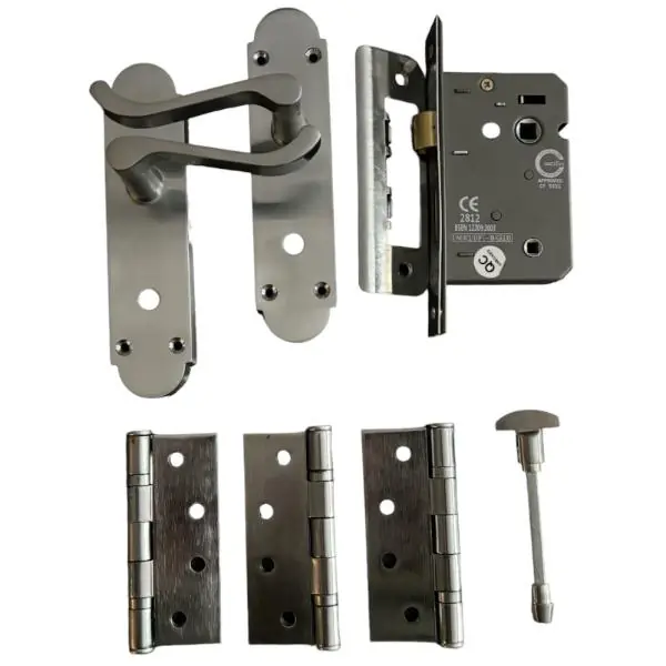 Don’t Miss Out Sichern The Carisbrooke handle is an Elegant Scroll Lever on an Arched Back Plate. Complete door pack