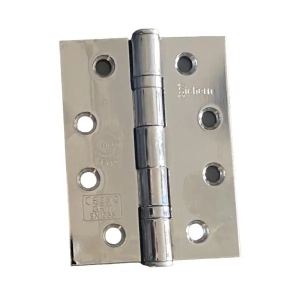 Sichern Grade 11 Polished Chrome Ball Bearing Hinges Free Delivery