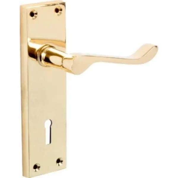 Warranty Included Eclipse Victorian Electro Brass Door Handle
