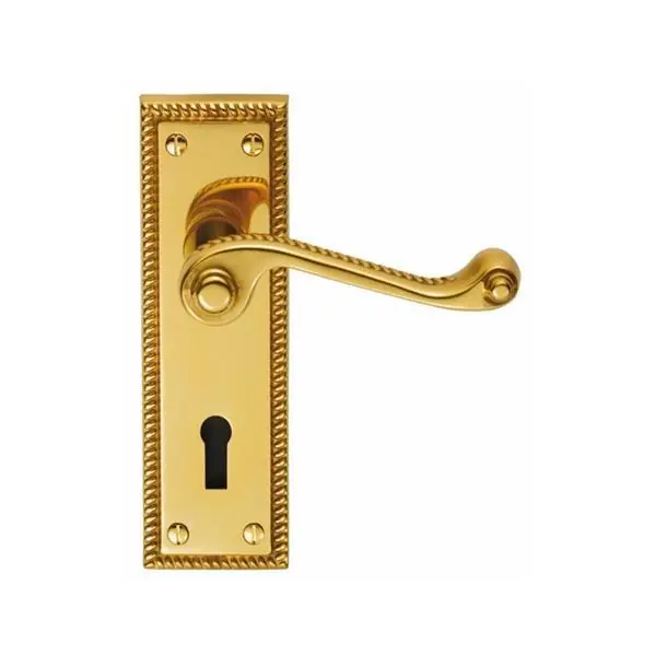 Must Have Eclipse Georgian Electro Brass Door Handle