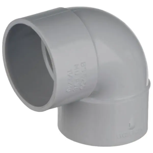 Easi Plumb 50mm White Waste Knuckle Elbow Budget