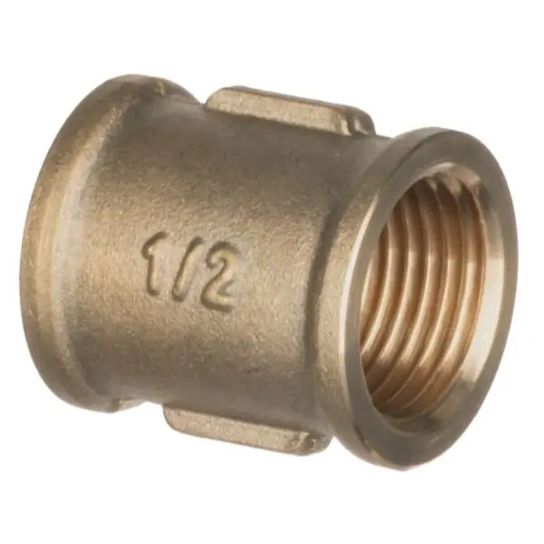 Handmade 3/8" Brass Round Socket