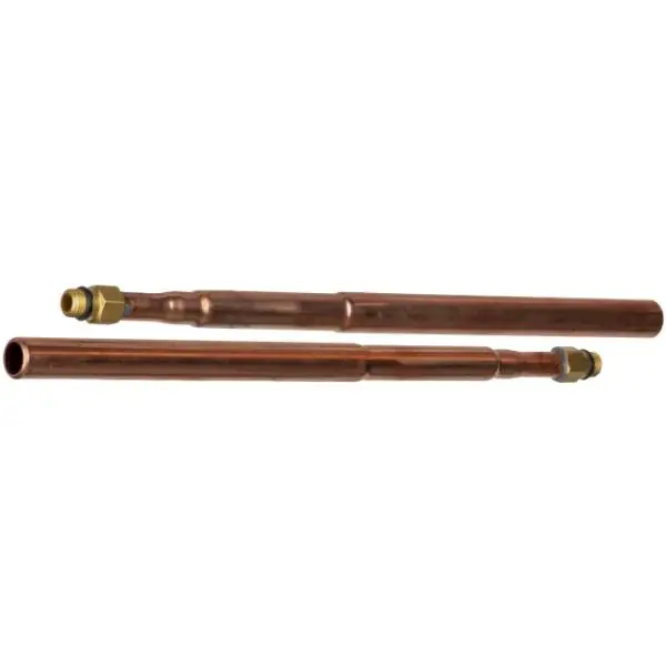 Pair of 1/2" X 10mm Monobloc Copper Tail Connector Direct From Manufacturer