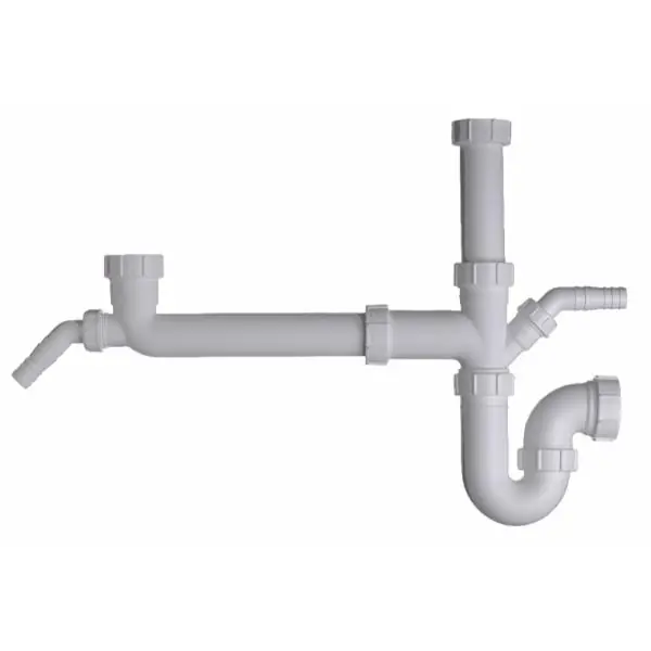 Easi Plumb 1.1/2"X40mm Waste Outlet Kit-1&1\\2 Bowl Inset Sink Cheap