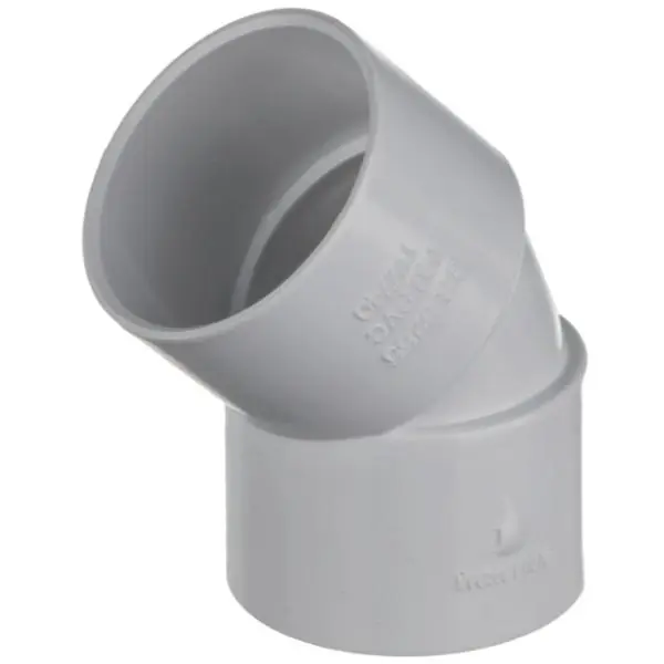 Easi Plumb 50mm White Waste 45 Deg Solvent Bend Top Pick