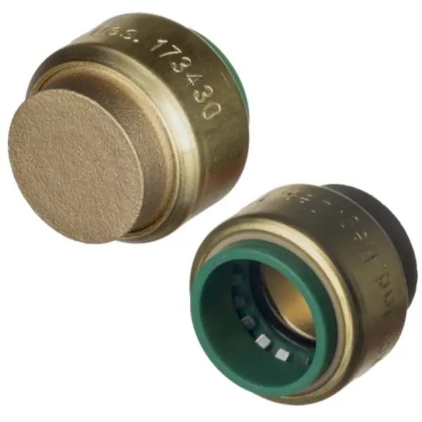 One Day Deal Easi Plumb 3/4" Tectite Stopend (Brass Push Fit)