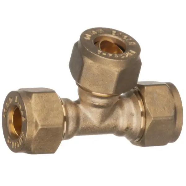 Best Price Easi Plumb 10mm CxCxC Brass Compression Tee 618