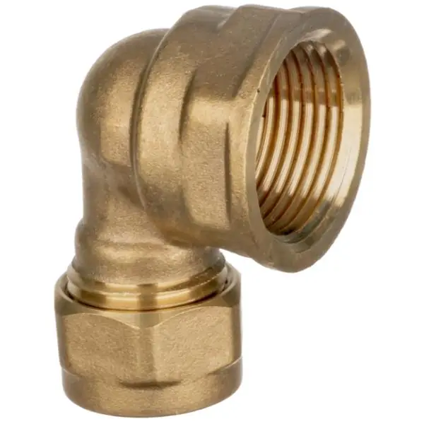 Weekend Sale Easi Plumb 3/4" Fi. X 1/2" C. Brass Compression Elbow 317