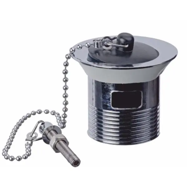 Seasonal Sale Easi Plumb1 1/4" Slotted Basin Waste with Poly Plug & Chain