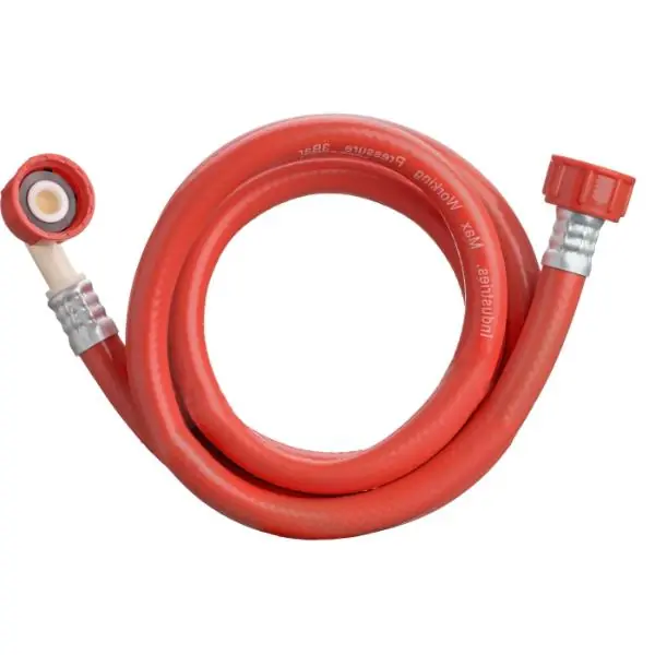 Easi Plumb1.5M Red Washing Machine Hose Exclusive