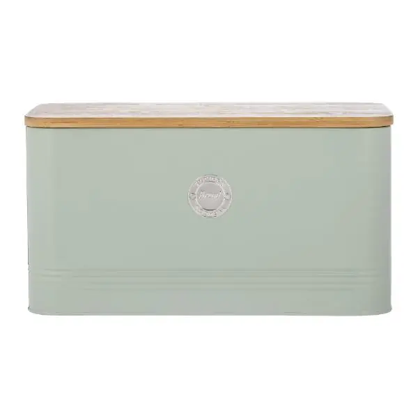 Free Returns Typhoon Living Squircle Mint Bread Bin 9L