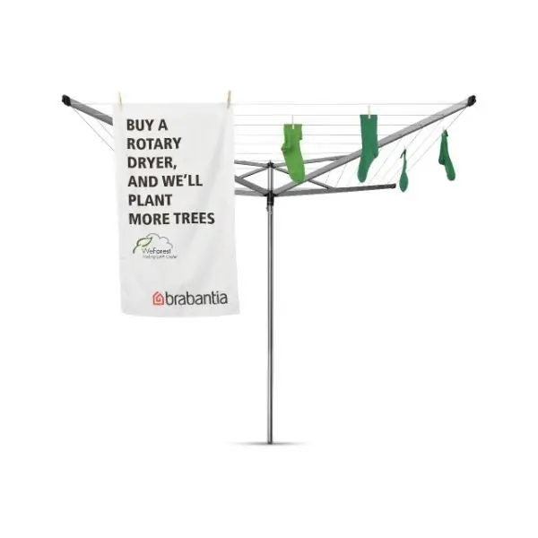 Buy Online Brabantia 40m Rotary Clothes Line 4 Arm