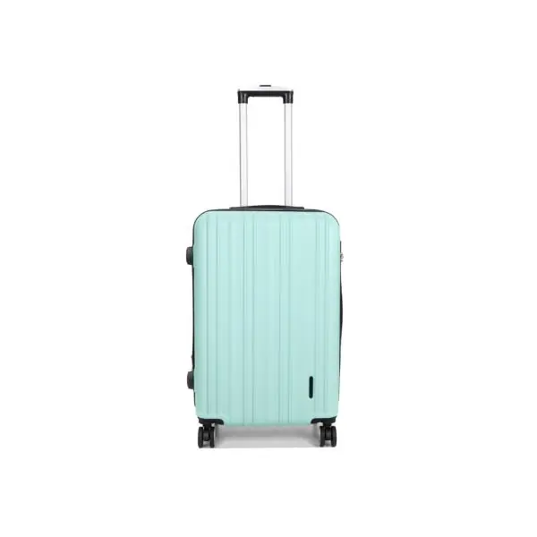 Free Returns Medium Hardshell Luggage Suitcase Mint 24"