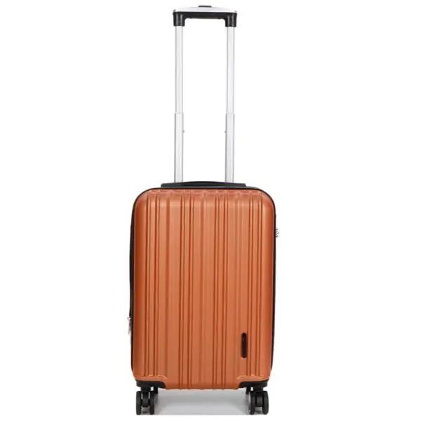 Super Sale Small Hardshell Luggage Suitcase Orange 20"