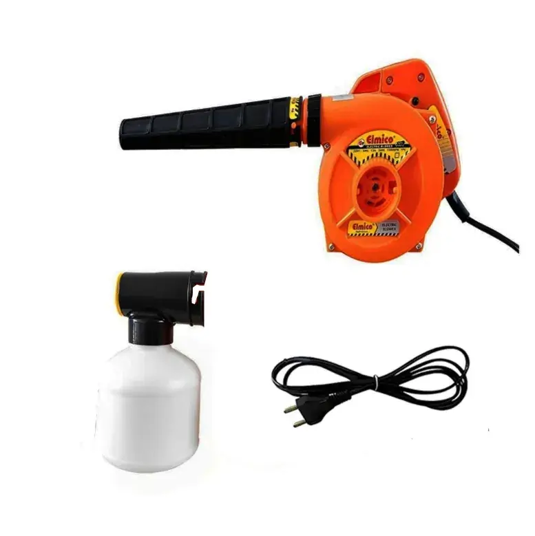 Elmico Air Blower Cum Sanitizer Sprayer With Extension Wire And 6 Month Warranty (MSB-10+W ORANGE) Hassle-Free Returns