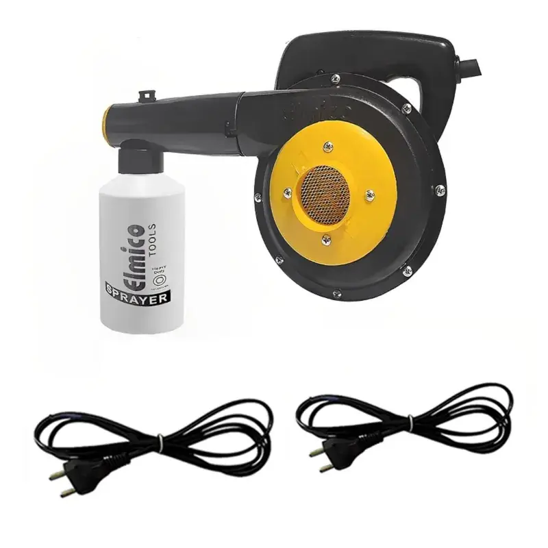 Bargain Elmico Air Blower Cum Sanitizer Sprayer With 30 Feet Wire And 6 Month Warranty (EB3+SANITIZER+30ft WIRE)
