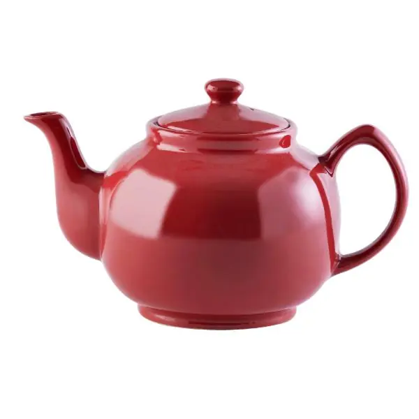 P&K Red 10 Cup Teapot Popular