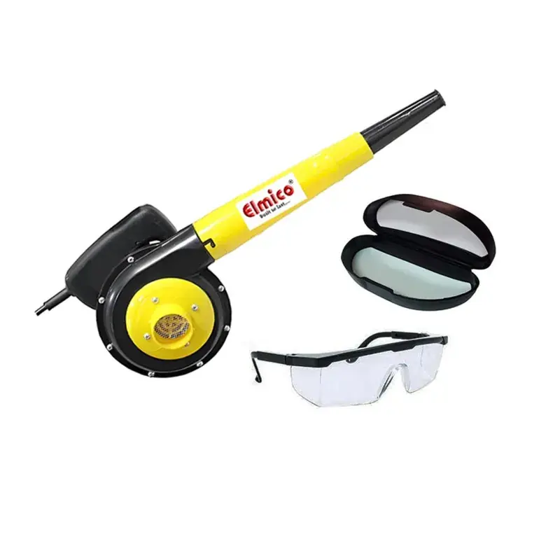 Elmico 450 W Electric Air Blower With Safety Goggle And 6 Month Warranty (Eb-2 + Goggle) Low Price