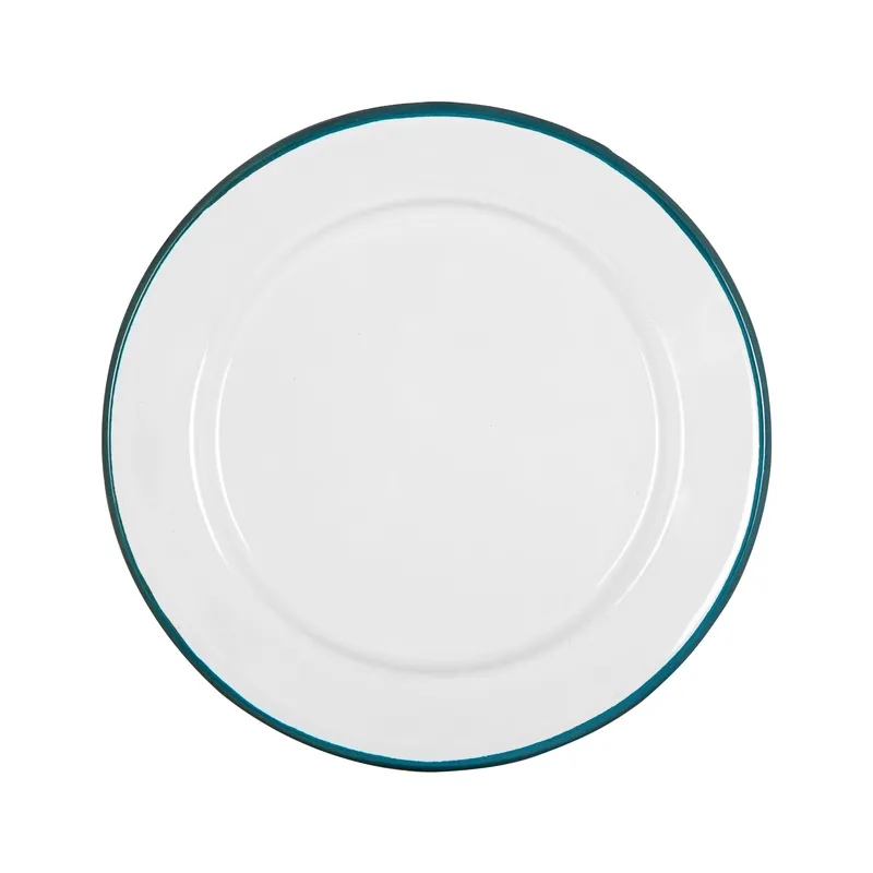 Trending Argon Enamel Plate Green 20cm