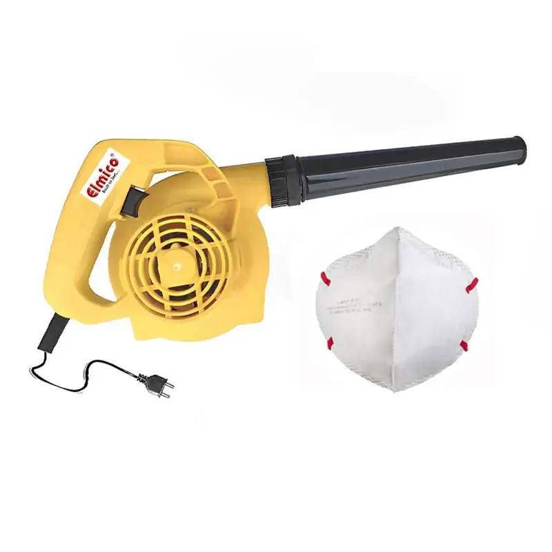 Top Rated Elmico 60 Minutes Continious Running Electric Air Blower With N95 Mask And 6 Month Warranty (Eb-5+N95)