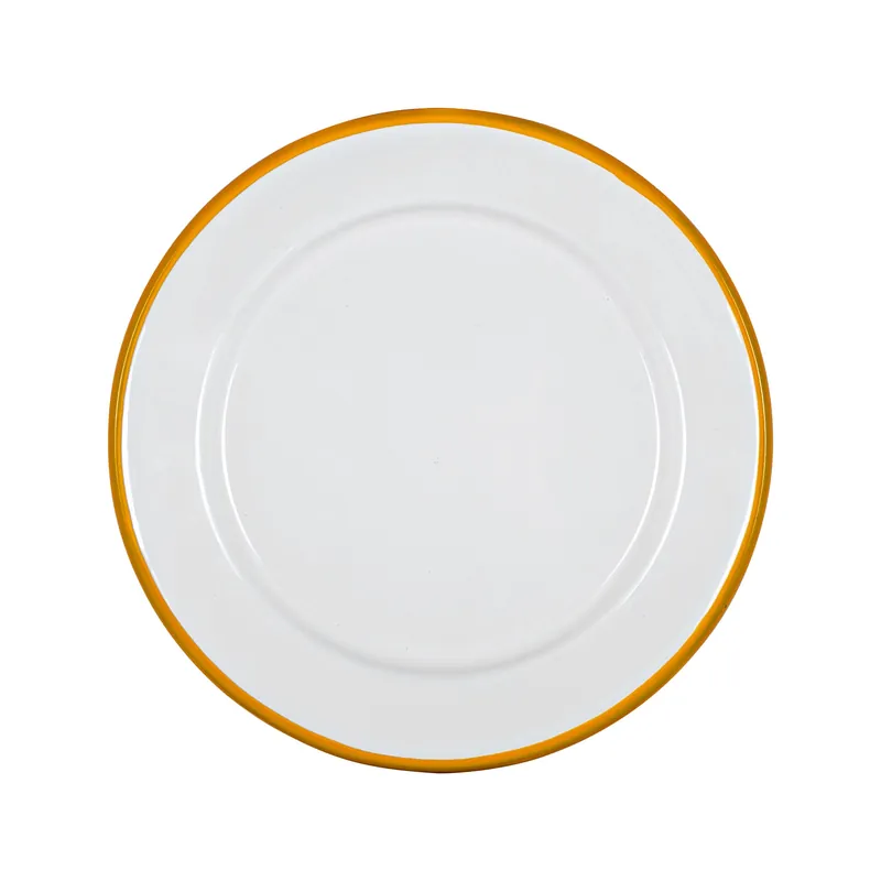 Hot Picks Argon Enamel Plate Yellow 20cm