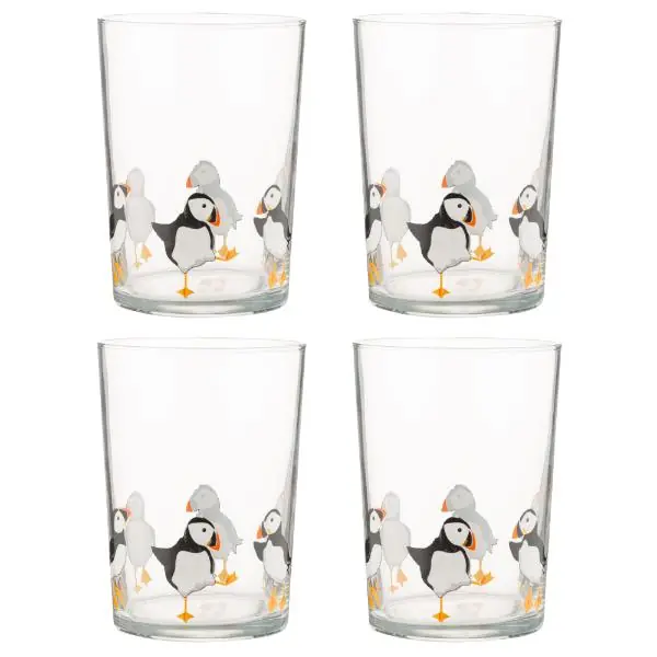 Price & Kensington Puffins Set Of 4 Tumblers 52cl Free Shipping