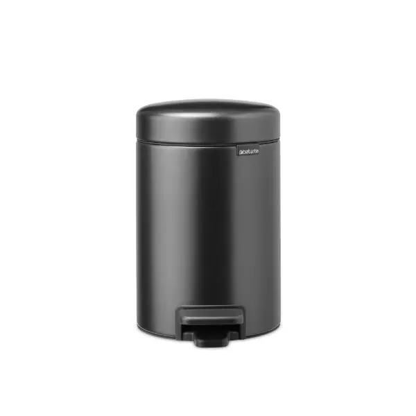 Professional Grade Brabantia Pedal Bin 3L C.Grey