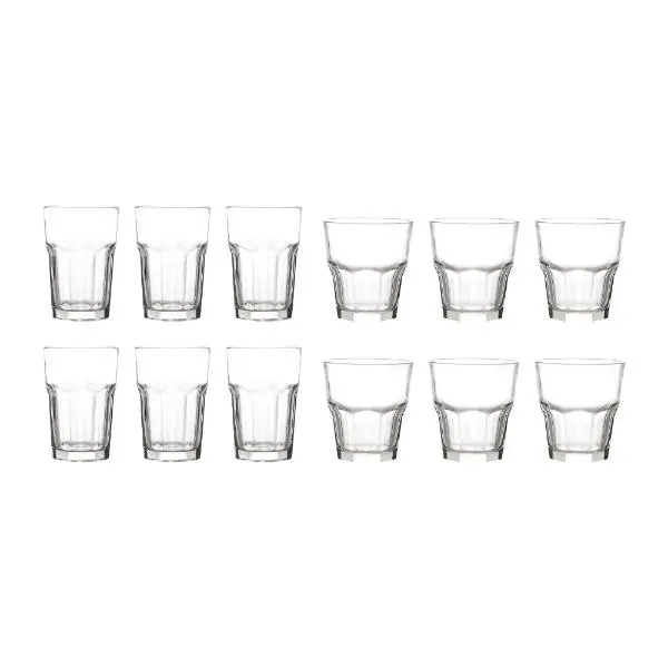 Secure Checkout Ravenhead Manhattan 12 Piece Tumbler Set