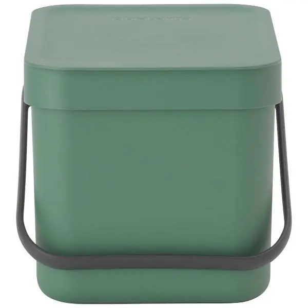 Sort & Go Waste Bin 6L Fir Green Deal