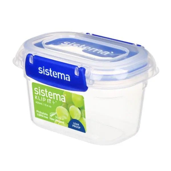 Sistema 400ml Rectangle Klip It Plus Time-Limited