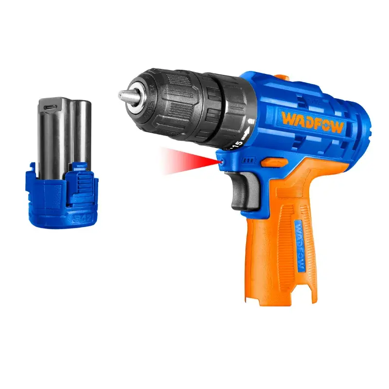 Wadfow 10mm 12V Cordless Drill With Battery, 0-400/0-1500 RPM (WCDS520) Hot Deal