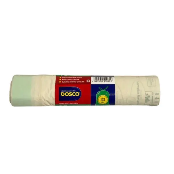 Best Choice 30 Ltr Green Draw String Bio Bags