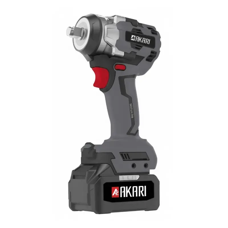 Bargain Akari 1/2 Inch Drive 21 V Cordless Impact Wrench with Dual 4.0 Ah Batteries (ACT-CIW-500)