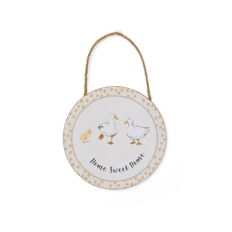 Buttercup Farm "Home Sweet Home" Round Plaque Exclusive